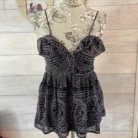 Kirra Tops - *kirra Black Gray Top M